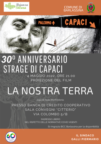 30° ANNIVERSARIO STRAGE DI CAPACI