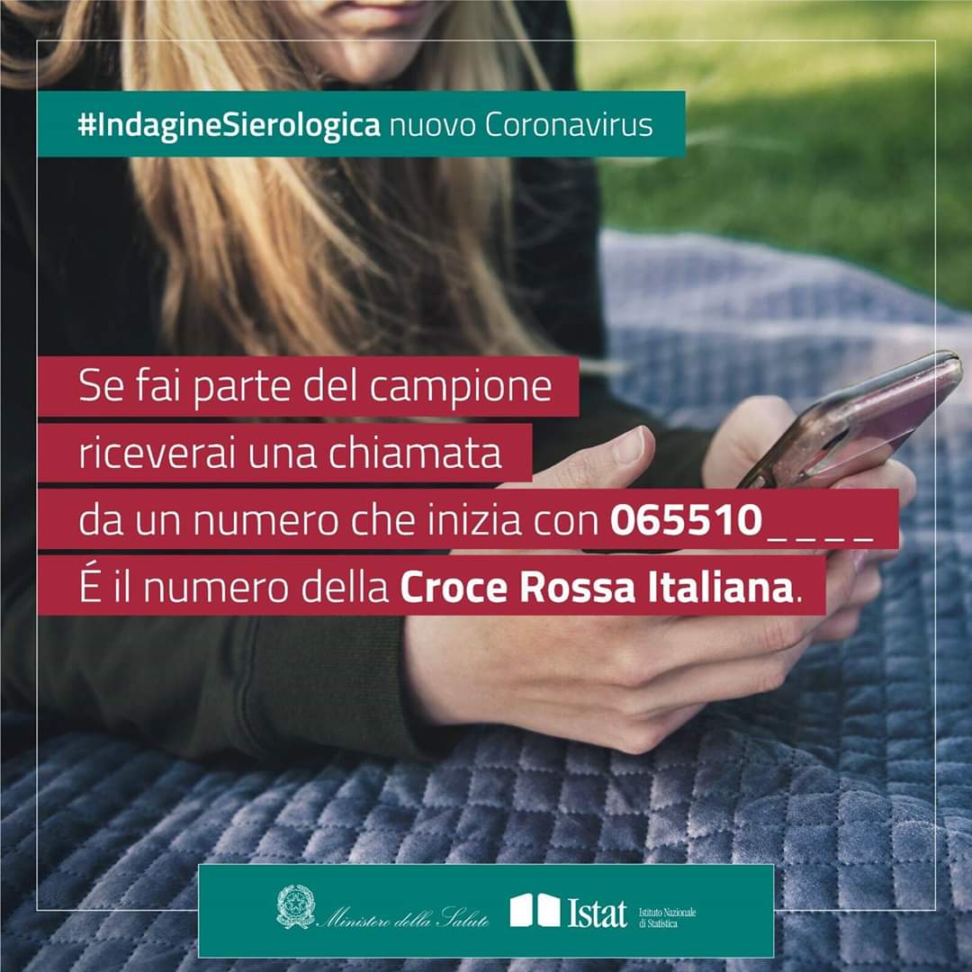 Coronavirus: indagine sierologica