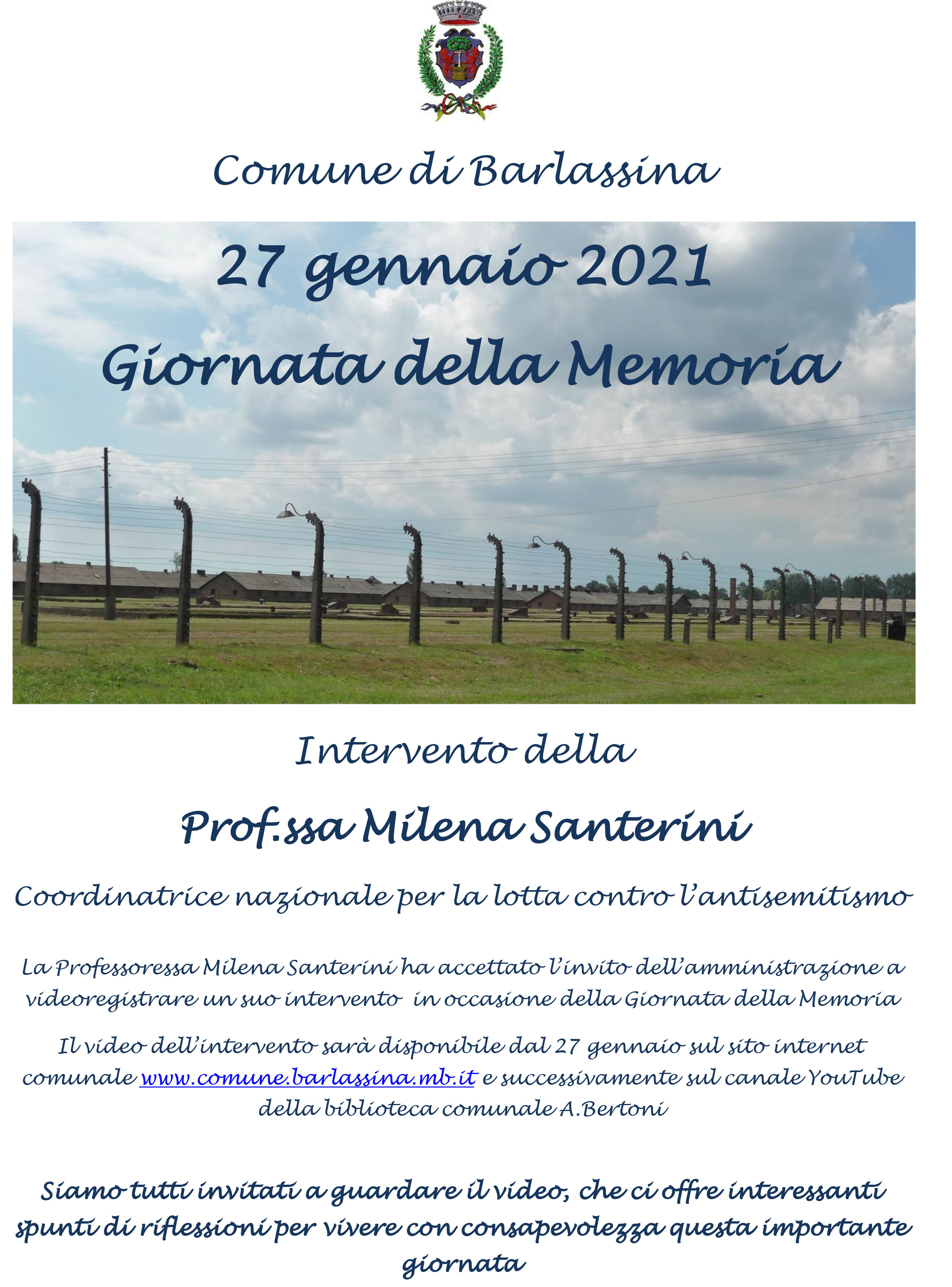 GIORNATA DELLA MEMORIA: per non dimenticare