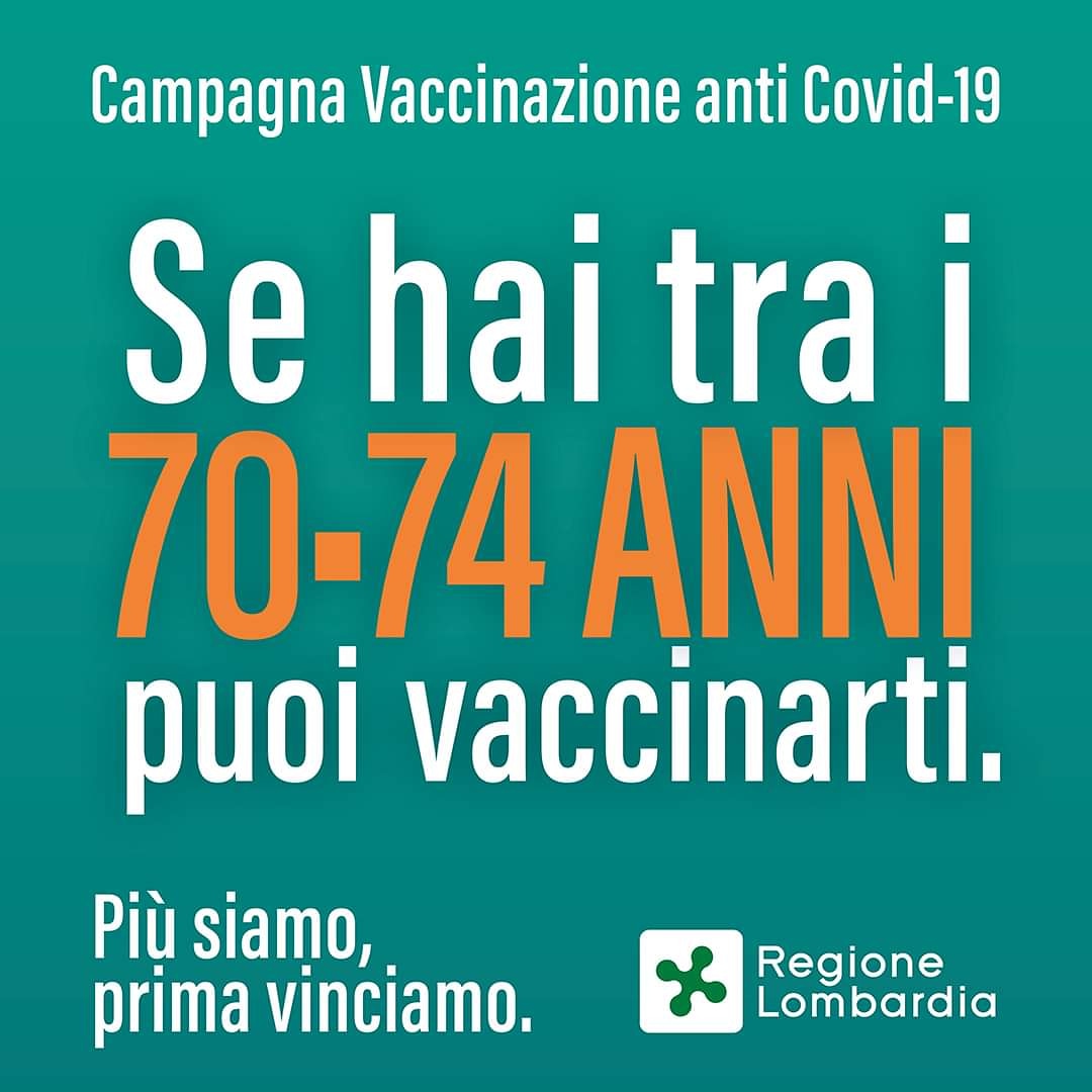 Vaccinazione 74/70 anni