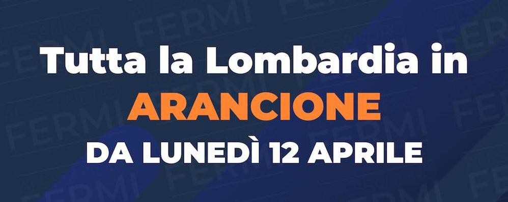 Lombardia in fascia arancione 