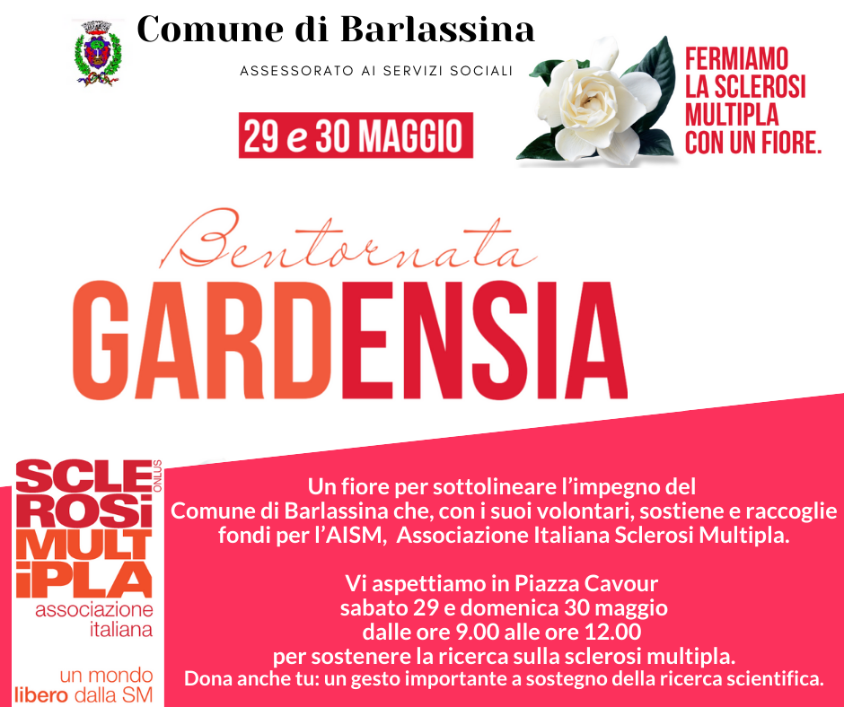 Vendita gardenie per associazione aism
